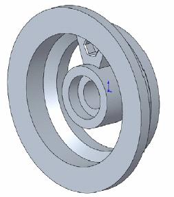 Topic 3 Final Project Basic Parts of the Mountain Board 9. Revolve One-Direction, 360 degrees. Click OK. 10. Rename this feature Rim. Pattern the Spokes The Wheel Hub will have three spokes.