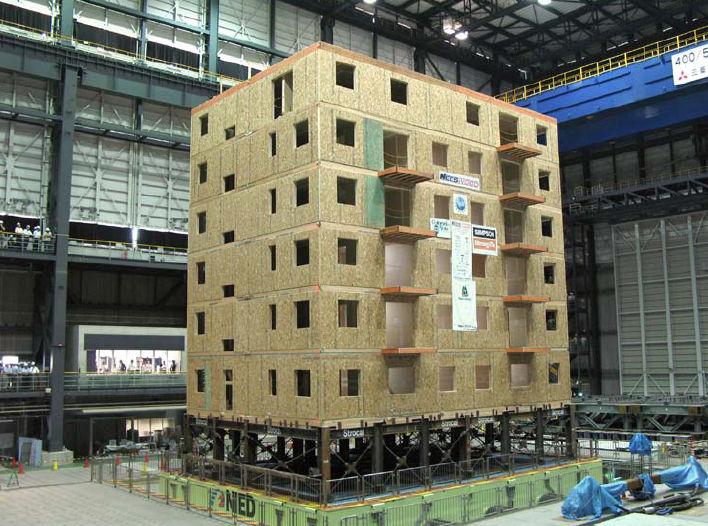 6-story multi-family Testing of 6-storey 2x4