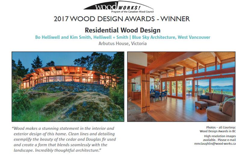 Wood Works design awards Source: