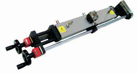 FlexWrapp TM Series Valco Melton's FlexWrapp Coating Gun Series is designed for continuous applications up to 1100mm that require frequent width changes with maximum