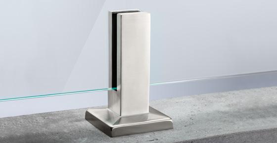 Protection and/or additional handrail Extra: Matching base cover available EASY GLASS MOD 62 A NEW WAY TO EXPRESS MINIMALISM LOOKING FOR A SOLUTION THAT IS