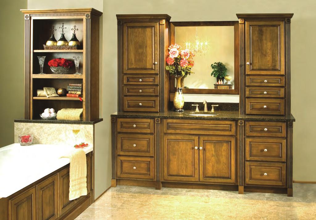 Estate Estate 60 dresser vanity with Prestige doors and drawers in