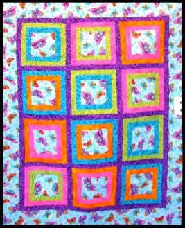 Kids. Quilts are given to children who are ill, abused, or in difficult situations who