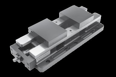 Self-Centering Vises 6" (150mm) Universal Base Easy to mount directly to machine tables Slotted mounting holes fit most machinable centers Part Number Wt. (lbs) 49472SC 70 6.00" (152.4) 0.6255"(15.