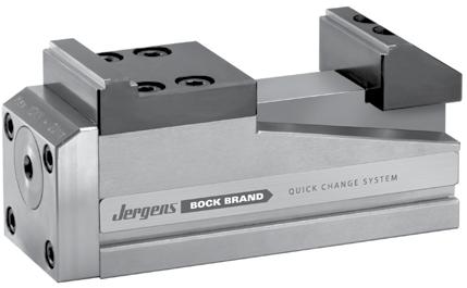 JERGENS 5-AXIS Jergens 5-Axis Fixed Jaw Vise Designed especially for multi-face machining with a single clamping operation.