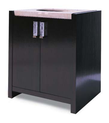 Small Vanity 6000VNSM Shown in Chocolate Mahogany with