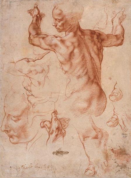 Fresco paintings require planning Cartoons serve as preliminary drawings and offer a means to transfer a drawn image to the surface of the wall Title: Study for the Libyan Sibyl Artist: Michelangelo