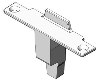 INSTRUCTIONS FOR SILL END ONLY: (STEPS 20, 21 & 22) Place the supplied End Plug against the exterior mullion at the sill end only, between the gap in the frames as shown (Figure 16).
