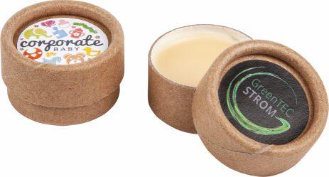 LIPCARE ECO LIPJAR ECO ECO LIPCARE ECO LIPCARE FORMULA PRODUCT DETAILS Lip balm in a push-up container made of environmentally sound cardboard.