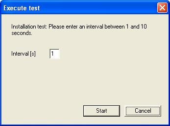 6.3 Testng the nstallaton Ths functon allows the user to test the wrng of the nstallaton. Testng the nstallaton 1. Select Commssonng > 1. Test nstallaton. The Execute test pop-up wndow appears. 2.