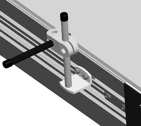 . Install extruded guide (Figure 6, item ) onto end of mounting guide shaft (Figure 6, item ). Figure 6 Figure Figure.