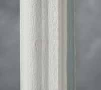 Features UV resistant Uses wet caulk sealant Traditional colonial profile design Matching colonial frame