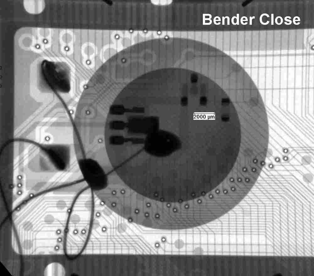 A6 The Bender Sound Generator Piezoelectric material is more transparent to x-rays but the metal