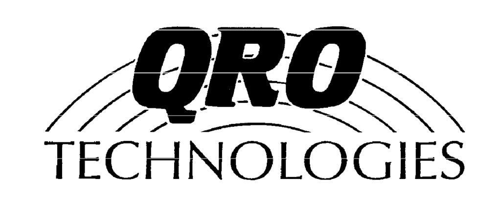 QRO HF-2000 LINEAR AMPLIFIER INSTRUCTION MANUAL QRO TECHNOLOGIES, INC. 1117 West High Street P.O. Box 939 Bryan, OH 43506 USA Tel & Fax: (419) 636-2721 E-Mail: sales@qrotec.com Internet: http://www.