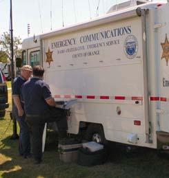 Our RACES emergency response vehicle was displayed to the public on April 9 in Stanton, along with other OCSD vehicles and equipment.