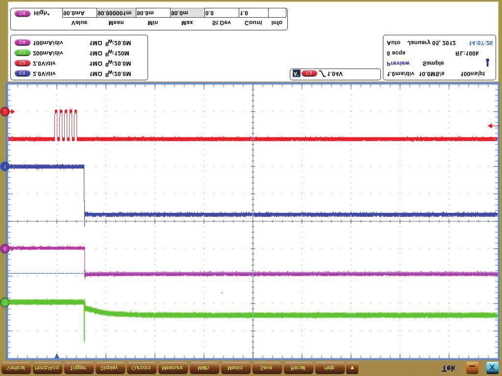 Test Waveform Movie Mode Waveform Figure 4 shows the waveform under movie mode controlled by AS 2 Cwire with data code.