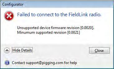 FieldLink programming, or firmware, is stored in the device s flash memory.