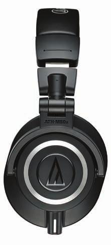 The ATH-M50x features the same coveted sonic signature, now with the added feature of a detachable cable.
