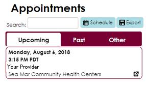 Rescheduling Your Appointments via Online on the Computer Your rescheduled