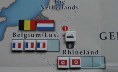 for which is on the French scenario card). The factory counter is a reminder that Germany gets an idle factory if it remilitarizes the Rhineland.