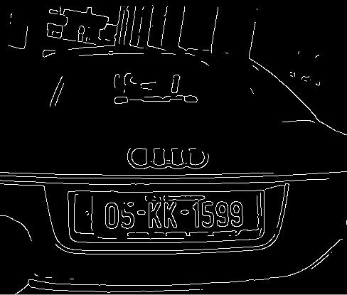 Number Plate Recognition Edge Detection Plate