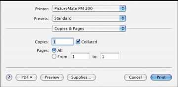 6. Select Print from the File menu. Select Print Settings 7. Select Print Settings from the pop-up menu.