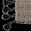 This strong graphic pattern is simple yet has enough character to add the finishing touch to any room.