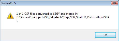 Viewing your Exported SEG file 2.5.