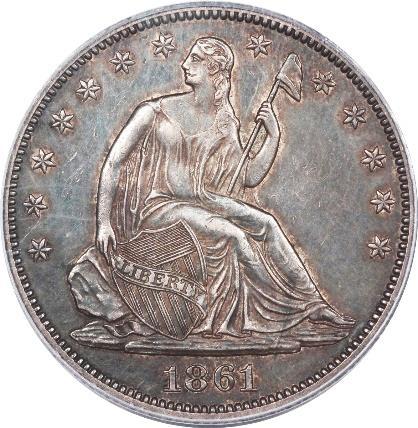 Most sought-after issue: 1861-O Minted with