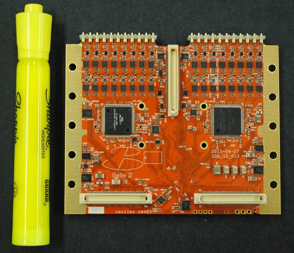 ASIC Carrier Board amplifiers pogo pin