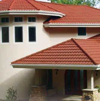 Tile roof adds a unique elegance to any home.