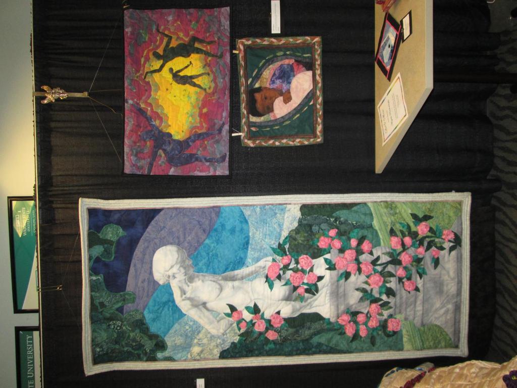 Quilts by Gail Gyan The Emergence of Mother Eyes for Mommy The connection between mother and