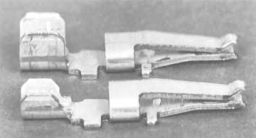 AMPINNERGY Wire-To-Wire Connectors (Continued) Power Terminals Material and Finish Contacts Copper alloy plated with.000100 [0.