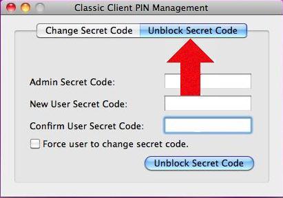 If you do not find Middleware Classic Client PIN Management in the place indicated, use Spotlight by clicking on the symbol Magnifying glass at the top on the right of the screen and type in classic.