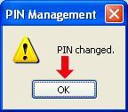 Management PIN WinOS Some security advice: avoid using repetitive or symmetrical number patterns such as for example 01010101, 45674567, 8091908, etc.