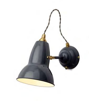 Original 1227 Brass Wall Light Original 1227 Brass Collection May 2018 Public Price List Launched In 2014 Designed by George Carwardine Wall Light - Elephant Grey Wall Light - Jet Black 31332 1,262.