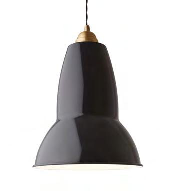 Original 1227 Brass Maxi Pendant Original 1227 Brass Collection May 2018 Public Price List Launched In 2014 Designed by George Carwardine Maxi Pendant - Elephant Grey Maxi Pendant - Jet Black 31305