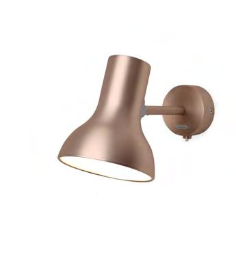 Type 75 Mini Metallic Wall Light Type 75 Mini Metallic Collection May 2018 Public Price List Launched In 2017 Designed by Sir Kenneth Grange Wall Light - Silver Lustre 32269 1,023.