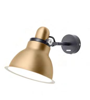 Type 1228 Metallic Wall Light Type 1228 Metallic Collection May 2018 Public Price List Launched In 2017 Designed by Sir Kenneth Grange Wall Light - Gold Lustre 32263 1,091.