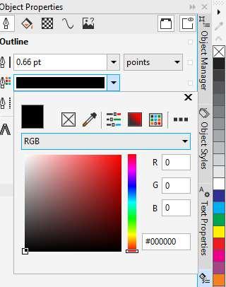 Setting Engraving Lines a Engraving lines or areas must be RGB