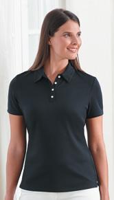 3-button placket with Callaway embossed buttons Double needle hemmed bottom with side vents Rubber
