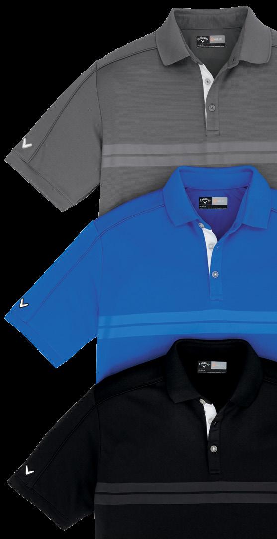 34 Embossed Athletic Polo UP TO 4XL Opti-Dri technology transfers moisture away from the body to keep