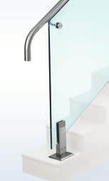 TRA 63-62 Top Mounting Balustrade Glass The Top Mounting