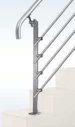 Features: Rust Free Non-magnetic Extremely Durable Balustrade is based on Allen KEY bolt fitting system