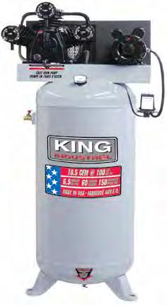0 CFM @ 90 PSI ASME safety valve 2 cylinder cast iron single stage oil lubricated pump & 10