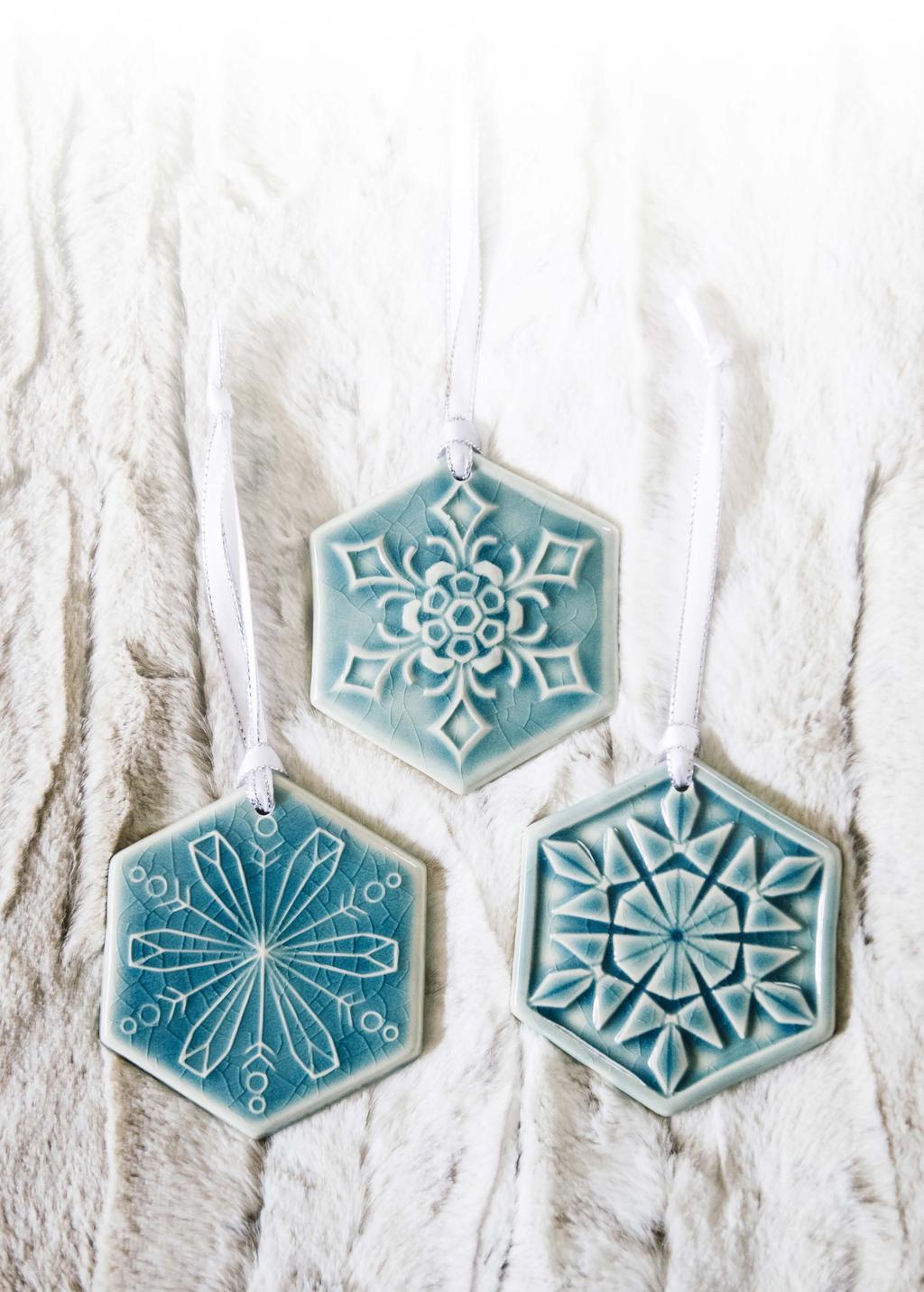 WARM WINTER WISHES FROM PEWABIC Nothing conveys the spirit of the holidays better than a gift made by hand.