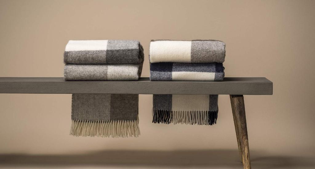 Tunø & Ærø Our throws in Scandinavian wool are all named after Danish islands. They are designed in simple and traditional patterns with an understated, Nordic expression.