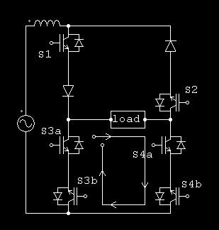 Modes of Operation The two different switching strategies for 1) buck and 2) boost operation with RSC-SPMC is as described below: 1) Buck Converter: It consists of 4 modes of operation.