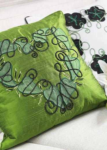 Thread Velvet embroideries are multiple satin elements, be sure to use embroidery weight thread.