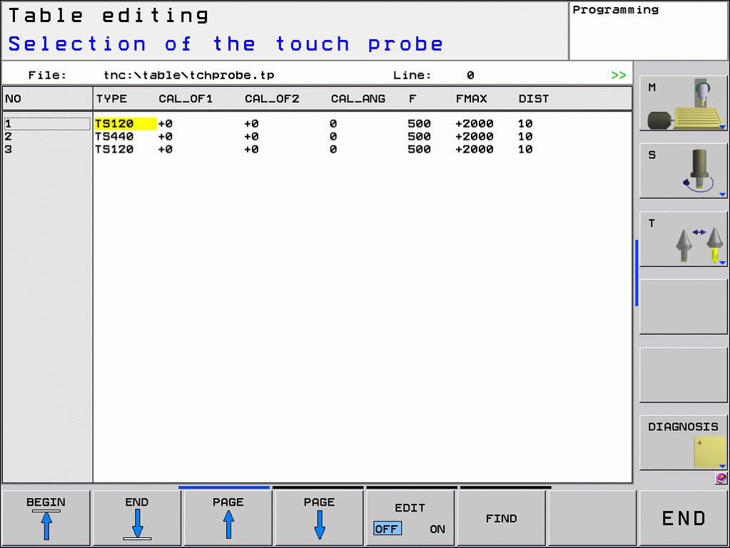 13.3 Touch Probe Table 13.3 Touch Probe Table General information Various data is stored in the touch probe table that defines behavior with the probe process.
